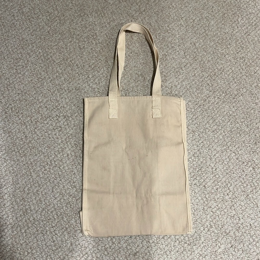 Design New England Heavy Canvas Tote Bag 12”x15 1/2” - Picture 2 of 3